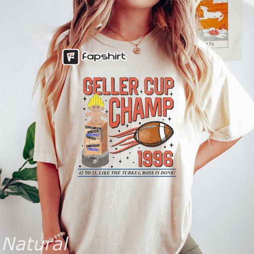 Geller Bowl 90s Nostalgia Sweatshirt, Friends Thanksgiving Shirt, Friends Reunion, The One with the Football, Geller Cup