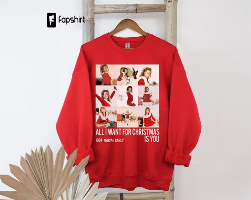 Mariah Carey 1994 Christmas Sweatshirt TShirt Hoodie, Mariah Carey Merry Christmas One and All Tour 2023, All I Want For Christmas Shirt