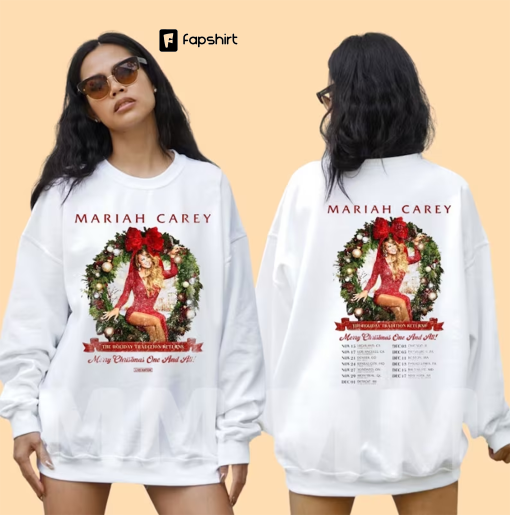 All I Want For Christmas Is Mariah Carey Shirt, Music Xmas Shirt, Mariah Carey concert, Best Christmas Song Shirt, Christmas Tour Shirt