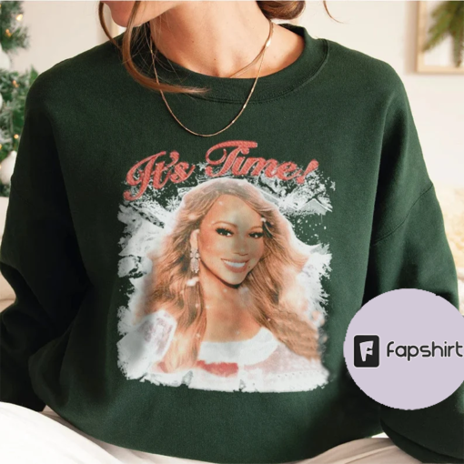 It’s Time Shirt, Mariah Carey Christmas Sweatshirt, All I Want For Christmas Sweatshirt, Merry Christmas One and All Tour 2023 Shirt