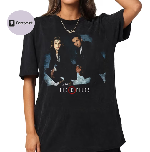 The X-files Scully and Mulder Aesthetic shirt, X-files retro shirt, X-files fan shirt