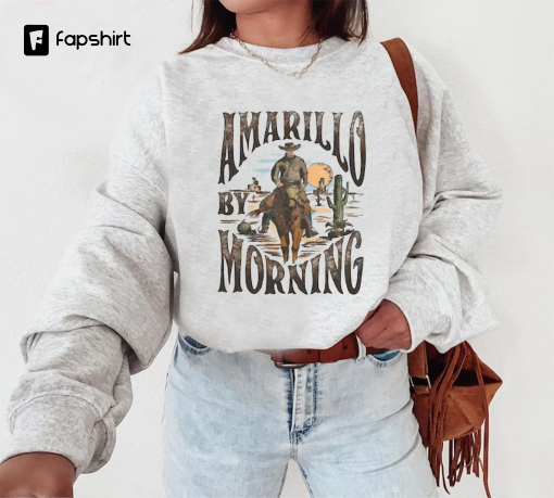 Amarillo By Morning Shirt, Amarillo Shirt, Country Shirt, Texas Shirt, Country Music Shirt, Western Shirt, Country Music T shirt, Cowboy Tee