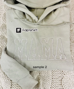 EMBROIDERED Neutral Papa Sweatshirt, Dad Shirt with…