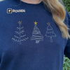 Farm Fresh Christmas Trees Embroidered Sweatshirt