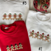 EMBROIDERED | Custom Merry Christmas Sweatshirt, Retro Christmas Characters Sweatshirt , Trendy Christmas Hoodie, Christmas Gift Idea