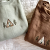 Vintage North Pole Trading Co | Comfort Colors | Christmas Gift | Merry Christmas | Embroidered Crewneck