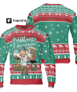 Lampoons Merry Christmas Shitters Full Ugly Sweater,…