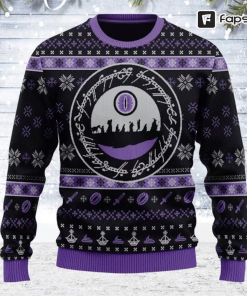 Lord Of The Ring Ugly Christmas Sweater…