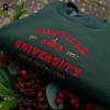 Christmas sweatshirt Comfort Colors | Christmas Tree Embroidered Sweatshirt