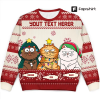 Ugly Sweater Personalized Funny Gift For Family, Cat Lovers, Cat Moms, Cat Dads Christmas Sweatshirt