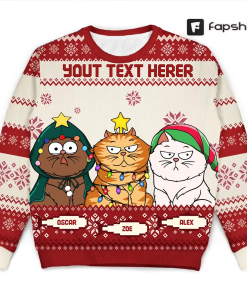 Ugly Sweater Personalized Funny Gift For Family,…