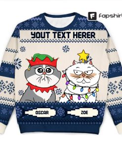 Ugly Sweater Personalized Funny Gift For Family,…