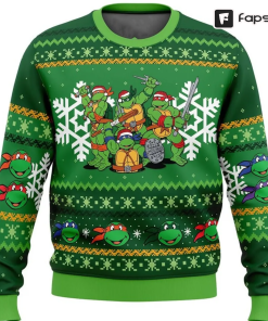 Teenage Mutant Ninja Turtle TMNT Christmas Ugly…