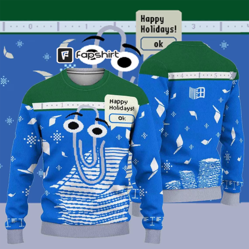 Latest Holiday Ugly Christmas Wool Sweater, Windows Shirt, Windows Ugly Christmas Sweater, Xmas Sweatshirt, Christmas Gift For Men Women Kid