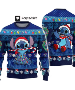 Stitch Ugly Christmas Sweater, Santa Stitch Ugly…