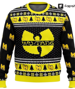 Wu Tang Clan Logo Snowflakes Yellow Black…