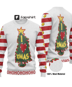 NEW! Grinch I Love Ugly Christmas Sweater,…