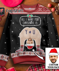 Custom Photo Christmas Sweater, Personalized Ugly Christmas…