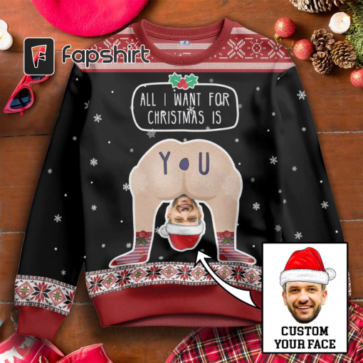 Custom Photo Christmas Sweater, Personalized Ugly Christmas Sweater, Custom this is the as.s of killer Bella