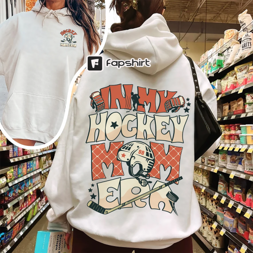 In My Hockey Mom Era Sweatshirt, Hockey Mom Crewneck, Sports Mom Hoodie, Mom Era Shirt, Game Day Tee, Hockey Life Shirt, Hockey Lover Shirt