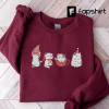 Winter Wonderland Embroidered Crewneck Sweatshirt, Snowflake, Pine Tree