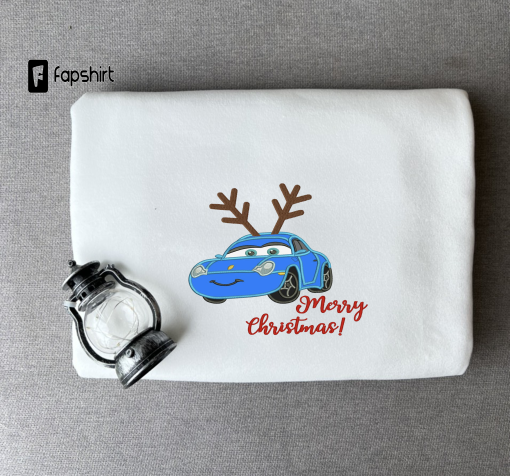 McQueen and Sally Cars Disney Embroidered Sweatshirts, Christmas Gift for Couple