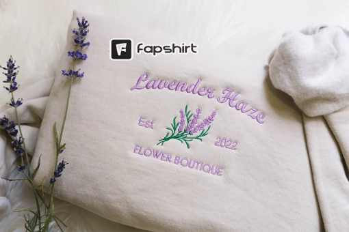 Lavender haze Embroidered Sweatshirt/ T-shirt/ Hoodie, Swifties Gift, Taylor Swift-inspired embroidered sweatshirt,pop culture y2k shirt