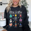 Retro In My Merry Era Christmas Sweatshirt, Funny Christmas Sweater, Vintage Xmas Sweater, Merry and Bright Christmas Shirt Gifts for Women