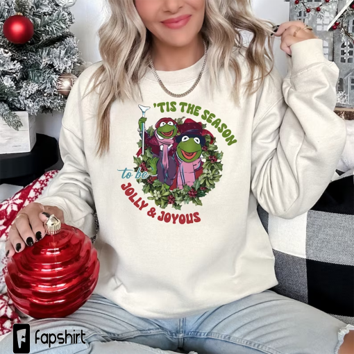 Muppet Show Christmas Sweatshirt, Tis The Season To be Jolly Sweater, Muppet Christmas Carol Shirt,Christmas Carol Kermit Gonzo Animal Shirt