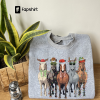 Сute Christmas Chickens Sweatshirt, Christmas Farm Sweatshirt, Funny Christmas Chicken Sweatshirt, Christmas Crewneck, Holiday Sweatshirt