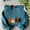 Сute Christmas Chickens Sweatshirt, Christmas Farm Sweater, Funny Christmas Chicken Shirt, Christmas Gifts for Chicken Lovers, Xmas Tee