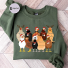 Сute Christmas Chickens Sweatshirt, Christmas Farm Sweater, Funny Christmas Chicken Shirt, Christmas Gifts for Chicken Lovers, Xmas Tee