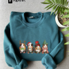 Сute Christmas Chickens Sweatshirt, Christmas Farm Animals Sweatshirt, Womens Christmas Chicken Sweatshirt,Christmas Holiday Sweatshirt Gift