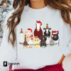 Cow Santa Sweatshirt, Christmas Sweatshirt, Cows Sweatshirt, Christmas Santa Claus Shirt, Christmas Family Shirt, Western Sweatshirt