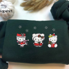 Snoopy Sweatshirt / Embroidered Snoopy / Peanuts Embroidered Shirt / Snoopy Sweatshirt Fall / Snoopy Fall Sweatshirt