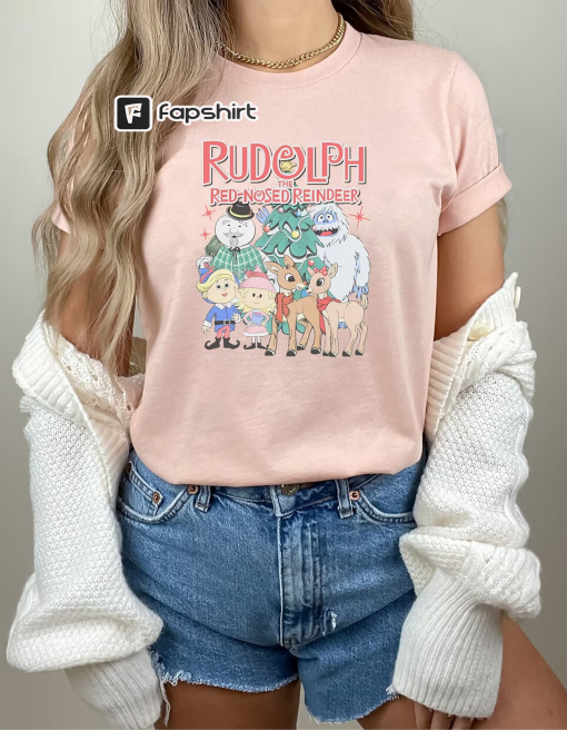 Rudolph The Red Nosed Reindeer Christmas Sweatshirt, Rudolph Xmas Sweatshirt, Rudolph Christmas Shirt, Vintage Christmas Movie Shirt