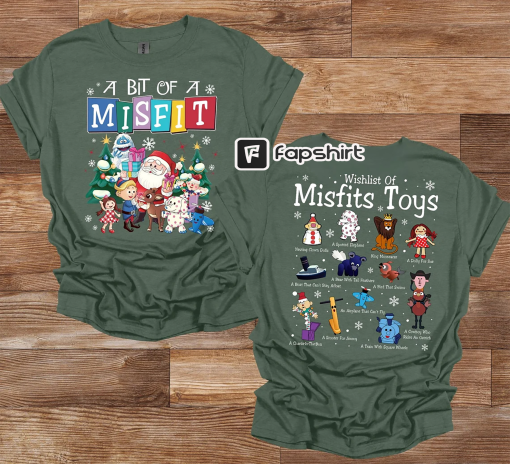 Misfit Toys Christmas Shirt , A Bit Of A Misfit Shirt , Rudolphs The Red Nosed Reindeer Shirt , Christmas Sweatshirt ,Christmas Gifts