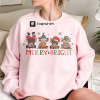 Bluey Christmas Tree Sweatshirt, Rockin Around the Christmas Tree Shirt, Womens Christmas Sweater,Bluey Christmas Shirt, Holiday T-shirt