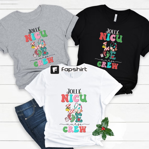 Nicu Nurse Christmas Shirt, Neonatal Shirt, Neonatal Nurse, Nicu Crew Shirt, Nurse Squad, Christmas Tee, Holiday Apparel, Nicu Nurse Gifts