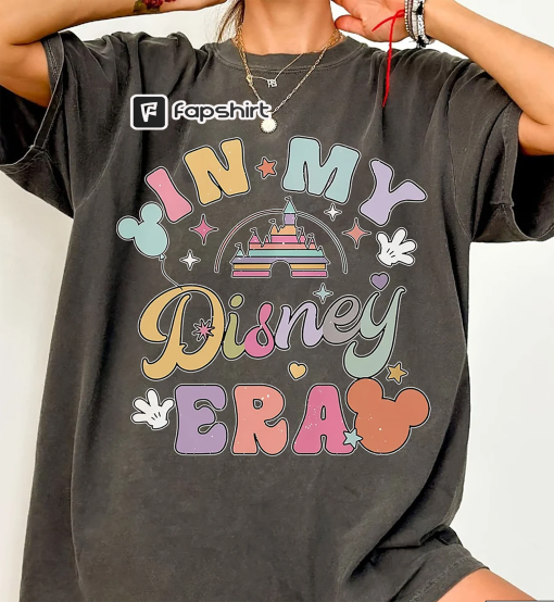 In My Disney Era Comfort Colors® Shirt, Disney Trip, Colorful Vacay Shirt, Disney Aesthetic Shirt, Disneyworld Shirts, Disney Family Shirts