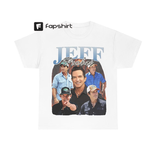 Jeff Probst Vintage Washed Shirt, Presenter Homage Graphic Unisex T-Shirt, Retro 90’s Fans Tee Gift, Television Presenter Tee, TV Producer