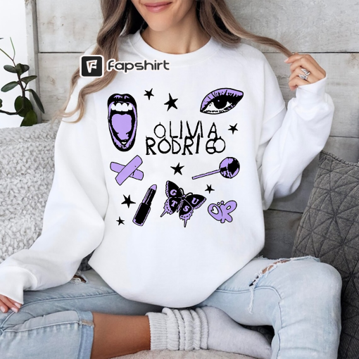 Olivias Rodrigo GUTS Art Print Women Jumper Hoodie, Trendy Olivia Rodrigo New Album Guts Fall Sweatshirt, Rodrigo Hiphop Tee, Gift for Fans