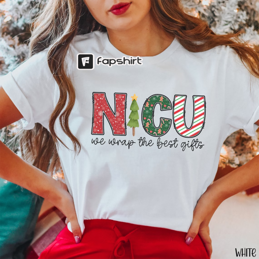 NICU Nurse Christmas Shirt, Neonatal ICU Nurse TShirt, Holiday Nicu Nurse Tee, Christmas Neonatal Intensive Care Unit Nurse Christmas Shirt