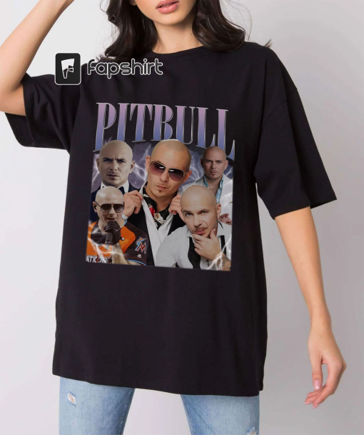 Pitbull Shirt | Vintage Pitbull Homage Shirt | Pitbull Hip Hop Shirt | Rap Shirt | Vintage 90s Retro 90 Shirt | Pitbull Tshirt