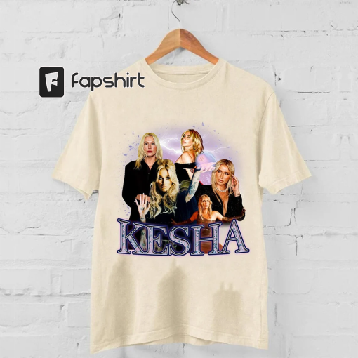 Limited Kesha Shirt, Vintage Kesha 90s Shirt, Kesha Bootleg Shirt, Retro Kesha Shirt For Fan, Kesha Unisex Y2k Clothing, Kesha Graphic Tee