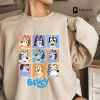 Bluey Eras Tour Sweatshirt, Bluey Family Hoodie, Bluey Cartoon Shirt, Bluey Birthday Party T-Shirt, Bluey Heeler Tee, Eras Tour Bluey