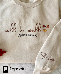 Taylor Swift Embroidered Sweatshirt Tshirt Hoodie Unisex…