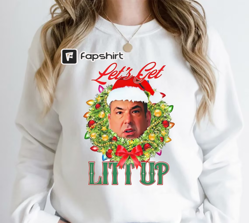 Louis Litt Christmas Christmas Shirt, Let’s Get Litt Up Funny Christmas Unisex Tee, Youth T-Shirt, Gift Christmas T-Shirt