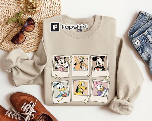 Retro Disney Sweatshirt, Mickey and Friends Hoodie, Disneyland Sweatshirt, Matching Sweatshirt, Disney Friends Hoodie, Gift Idea