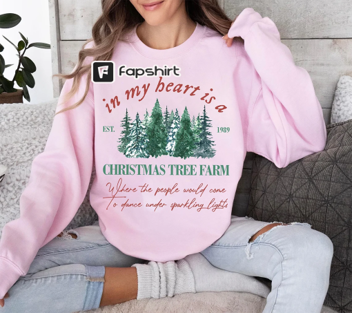 Christmas Tree Farm Shirt, In My Heart Is A Christmas Tree Farm Shirt, Taylor Christmas Shirt, TS Christmas Shirt, Christmas Gifts